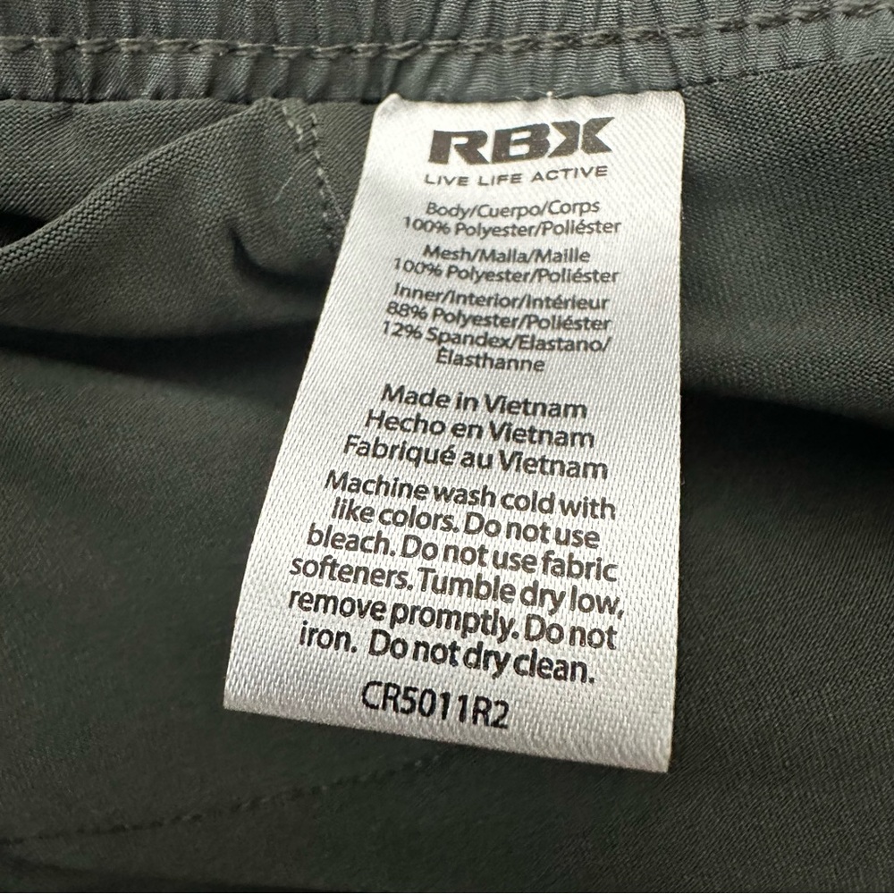 RBX Active 2 In 1 Running Shorts Women’s Large Green X-Dri Athletic Gym NWT - Picture 3 of 13